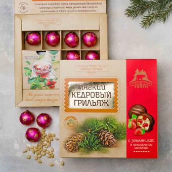 Territorya Taigi Pinien Schoko Krokant mit Erdbeeren, 120g