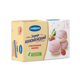 Kolomna Sefir with vanilla-raspberry flavor, 250g