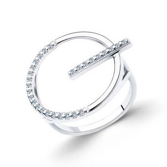 Sokolov Damenring aus 925 Silber mit Zirkonia