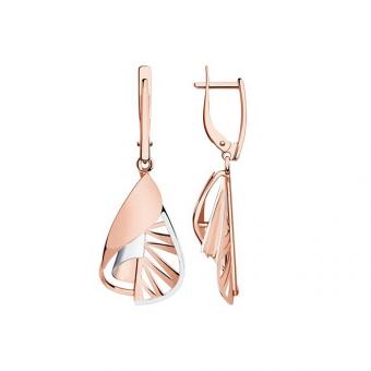 Sokolov Серьги из красного золота 585 пробы