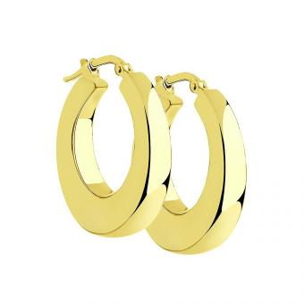 Sokolov Creolen in 925 Silber vergoldet