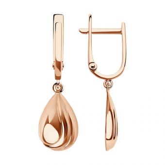 Sokolov Серьги из красного золота 585 пробы