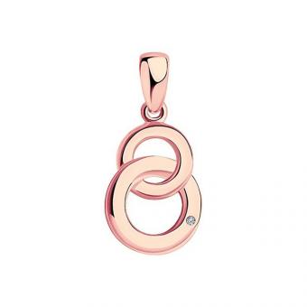 Sokolov Подвеска из позолоченного серебра 925 пробы с бриллиантом