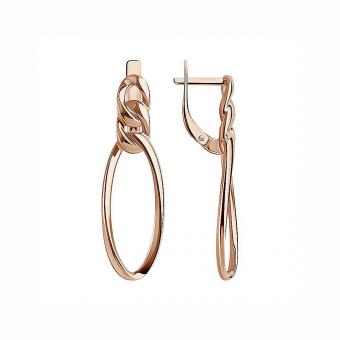 Sokolov Серьги из позолоченного серебра 925 пробы