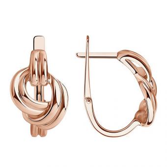 Sokolov Ohrringe vergoldet aus 925 Silber