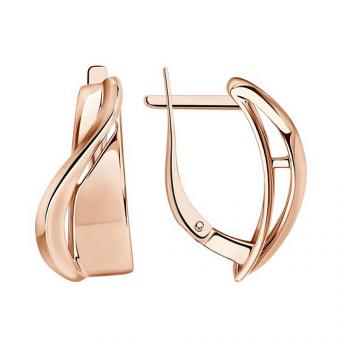 Sokolov earrings gold plated 925 silver