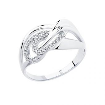 Sokolov Damenring aus 925 Silber mit Zirkonia