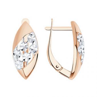 Diamant Ohrringe aus vergoldetem 925 Silber