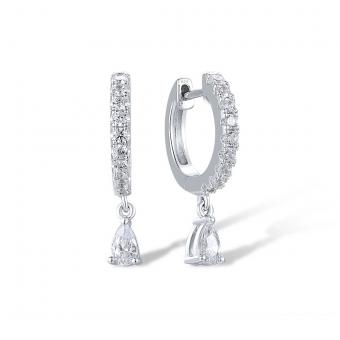 Sokolov Ohrringe aus 925 Silber mit Zirkonia