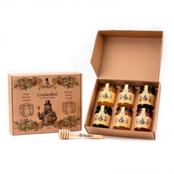 BARIN Große Honigkollektion – Geschenkset mit 6 Sorten Premium Honig (6 x 500 g)