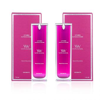 VON WAHL Set Luxus Gesichtscreme "Enigmatic Vitamin Aufbaucreme" (2 x 30 ml)