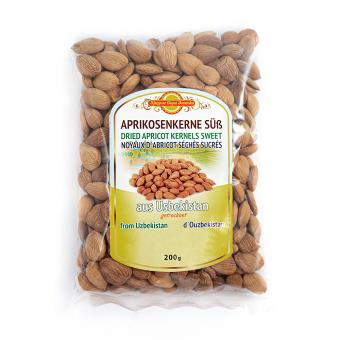 Aprikosenkerne süß, getrocknet, 200 g