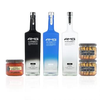Set Imperator: Premium Wodka (je 0,7L) + Sprotten in Öl und in Tomatensoße