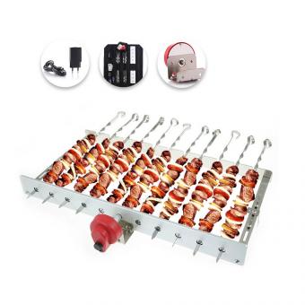 RAMBO Grillaufsatz 3.0 mit Geschwindigkeitsregulierung + Powerbank + 12 Spieße