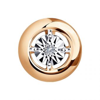 Sokolov Anhänger vergoldet aus 925 Silber mit einem Brillanten