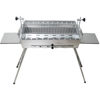 Profi Mangal Schaschlikgrill "Ideal", HLB: 90 x 70 x 30 cm, Edelstahl 2 mm, rostfrei