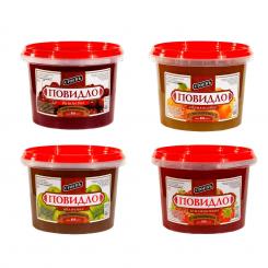 Stoev set: 4 x spreads made from wild berries, cherries, apples &amp; apricots (4x850g)