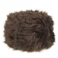 Боярка - зимняя женская шапка, коричневого цвета, размер 60