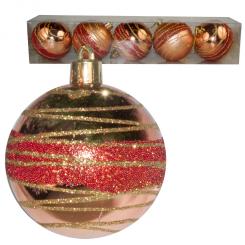 Balls - Christmas tree ornaments, set of 5