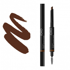 16414019342a2726347c6e83710bf802f6e1cd7f8a F JOKO Карандаш для бровей с кисточкой Joko Brow Pencil Expert Colour & Shape тон 02