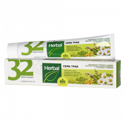 Зубная паста - 32 ЖЕМЧУГА HERBAL Modum - Seven Herbs, 100 г