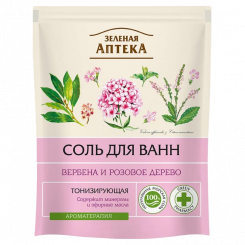 Соль для ванн - Зелёная аптека Вербена и розовое дерево 500 г