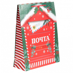 Geschenk Papiertasche - Weihnachtspost