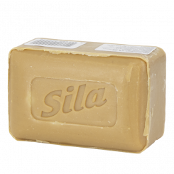 SILA Solid washing soap 72% with whitening effect without packaging, 180 g