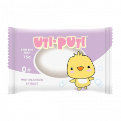 Uti-Puti baby soap duckling with plantain extract, 75 g