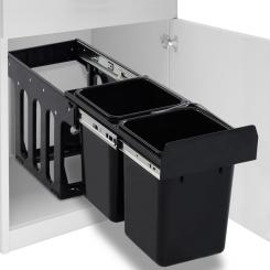 Abfallbehälter für Küchenschrank Soft-Close Ausziehbar