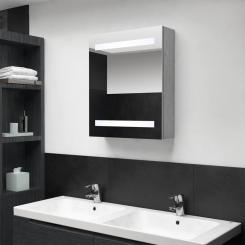 LED Spiegelschrank 50x14x60cm Badschrank Badspiegel