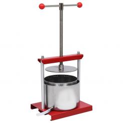 Stainless steel fruit and wine press 6 L