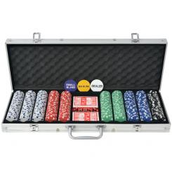 Pokerkoffer Alu Koffer Chips Poker Set Pokerset 500/1000 Pokerchips