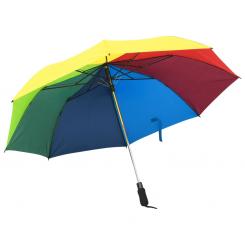 Складной зонт-автомат разноцветный 124 см