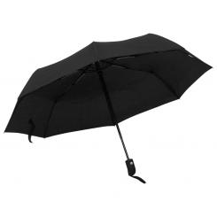 Складной зонт автоматический черный 95 см
