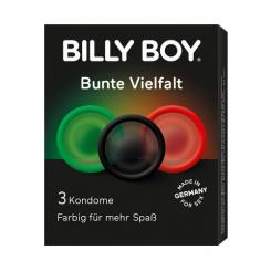 Billy Boy - Colorful Variety - 3 condoms