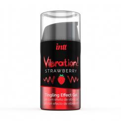 Vibration. Strawberry tintelende gel