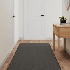 Carpet runner sisal look anthracite 80x150 cm