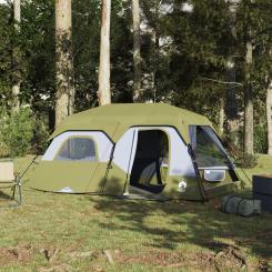 Campingzelt 9 Personen Grün Wasserfest