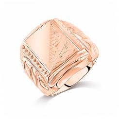 Herrenring, Russisches Rotgold 585, Gewicht ca. 4,5-5,6 g