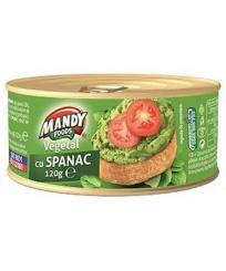 Mandy Foods Gemüseaufstrich mit Spinat, 120g