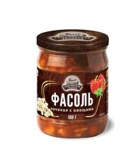 Semilukskaya Trapeza Bohnen gebacken mit Gemüse, 470 g