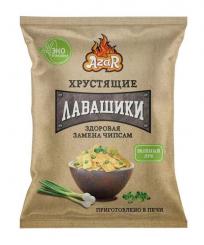 Azar Fladenbrot Chips mit Saurrahm-Zwiebeln Geschmack, 100g