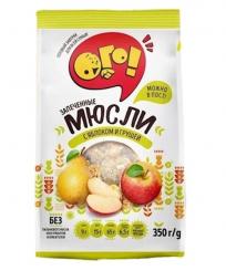 OGO! Müsli gebacken mit Apfel und Birne, 350g