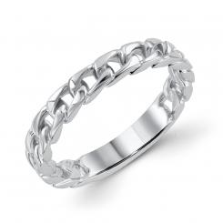 Очаровательное женское кольцо из серебра 925 пробы, ширина ≈ 3,5 мм