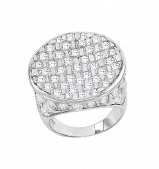 Atemberaubender Damenring, Silber 925, mit Zirkonia