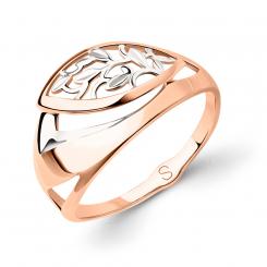 Женское кольцо из русского красного золота 585 пробы 