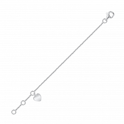 Браслет на ногу, серебро 925 пробы, длина ≈ 27 см