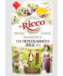 Mr.Ricco Mayonnaise mit Wachteleier 67% Fett, 375g