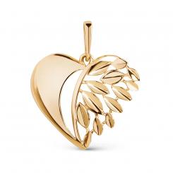 Pendant, russian red gold 585, height approx. 25 mm